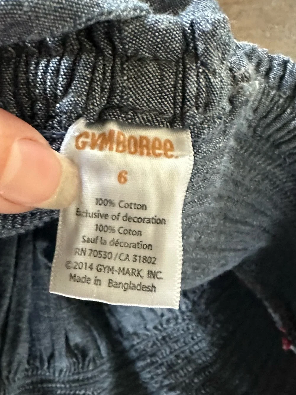 Gymboree Denim dress with flower
